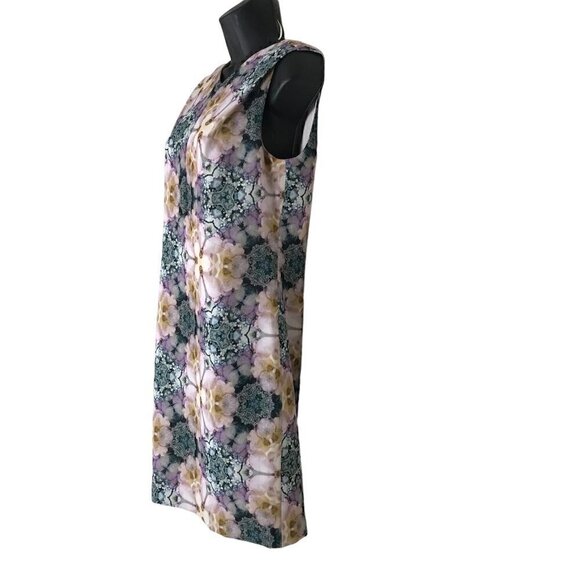 Ted Baker Beautiful Floral Midi Dress Size 1 - Picture 4 of 7